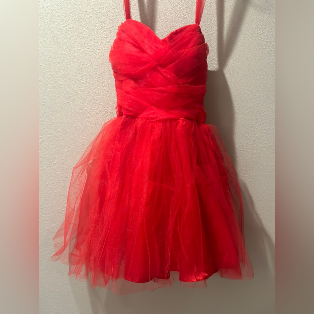 Red Tulle Dress